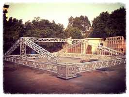 Truss roof support system for rentals, truss  components, assembling truss system.
